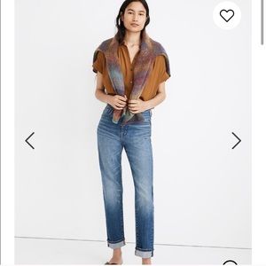 Madewell classic straight selvedge jeans in Ives